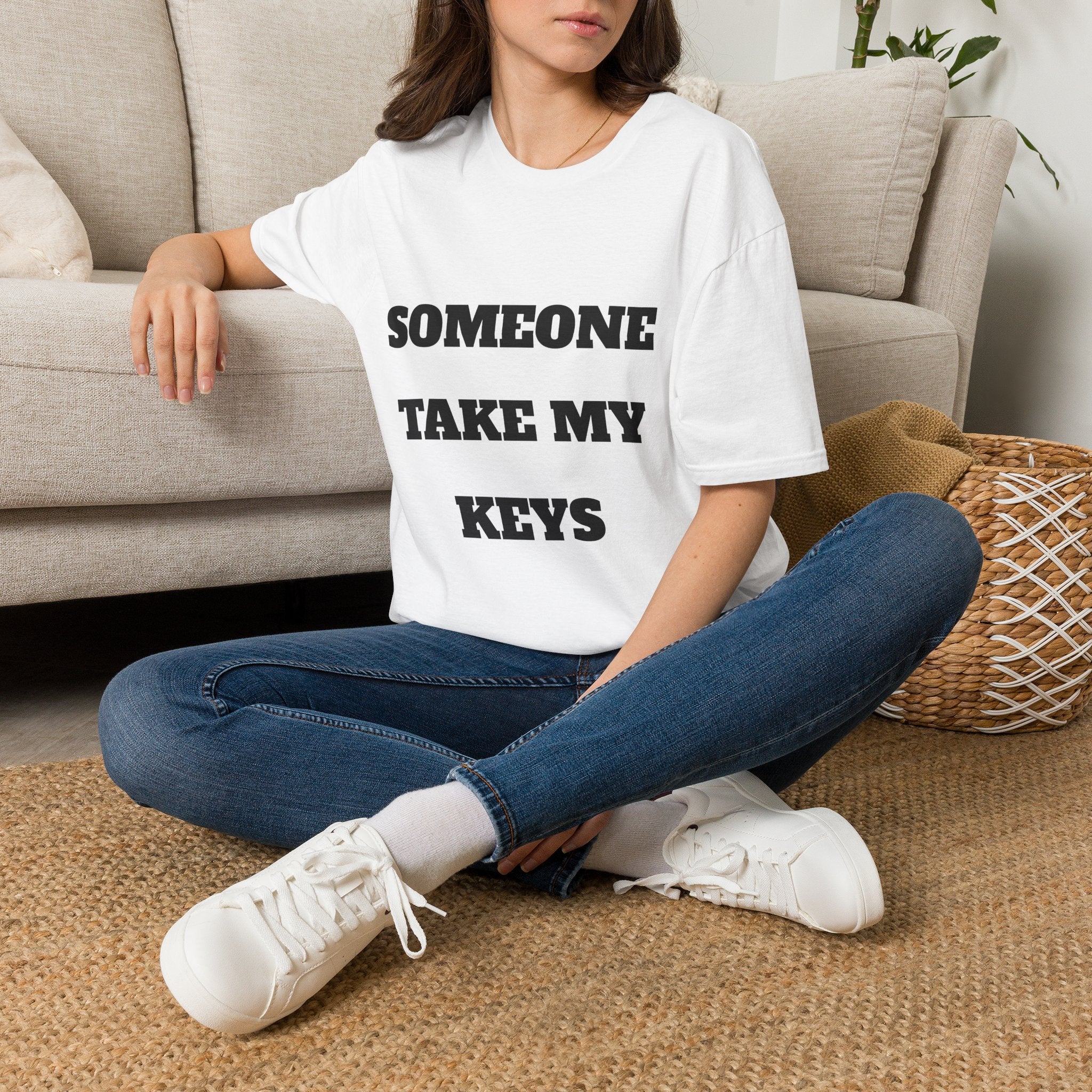 Someone Take My Keys T-Shirt — Funny Relatable Graphic Tee