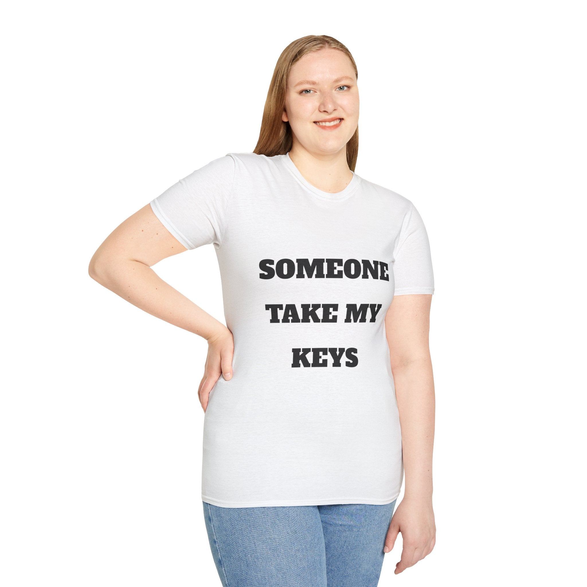Someone Take My Keys T-Shirt — Funny Relatable Graphic Tee